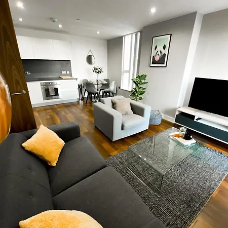 The Panda - Modern 2 Bedroom Apt In Manchester City Centre Exterior photo